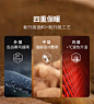 不掉色驼绒牛仔裤女加厚保暖显瘦2021冬新款松紧腰弹力加绒小脚裤-tmall.com天猫