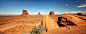 Monuments in Sand - Monument Valley, Utah, USA