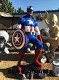 人物雕塑钢铁侠玻璃钢雕塑雷神雕塑美国队长雕塑英雄联盟雕塑-淘宝网
