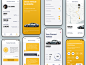 324UI界面整套APP风格Eleanor iOS App ios apple interface design ui car app mobile app design mobile