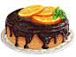 Choco-Orange Cake by yorutomori on DeviantArt