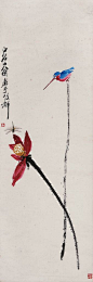 Qi Baishi's Lotus | Chinese Painting | China Online Museum: 