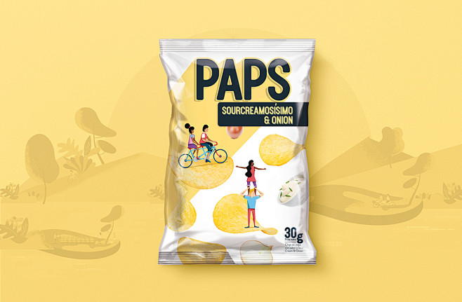 Paps薯片包装设计-古田路9号-品牌创...
