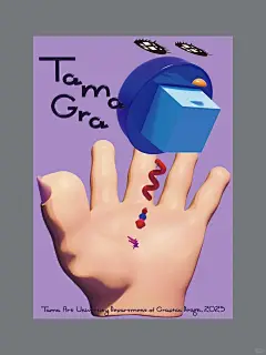 多摩美术大学开放日平面设计系海报 - 小红书