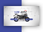 This is my second Thirty UI challenge design.
It's a 2017 YAMAHA YZF-R1M Product Card. 
-------------------------------------------------------------------------
Goals:
1. Think of a product card as a billboard, where you have very limited time to "s
