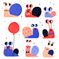 蜗牛 - http://www.allisonblackillustration.com/