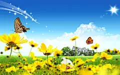 阳光灿烂的夏天桌面壁纸3