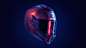 CGI Helmet motorcycle pk3d rider rs shark Spartan spartanrs studio