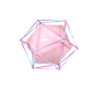 c4d粉色圆球漂浮装饰png (1)