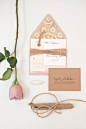 beach wedding invitations, photo by Mikkel Paige http://ruffledblog.com/from-invitation-to-flower-inspiration #stationery #invites #weddinginvitations