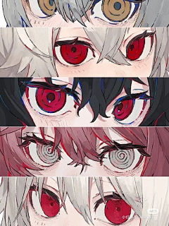 画画的叶子Y采集到眼睛