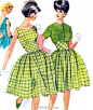 1950s dress patterns#别错过这个专属于连衣裙的季节#