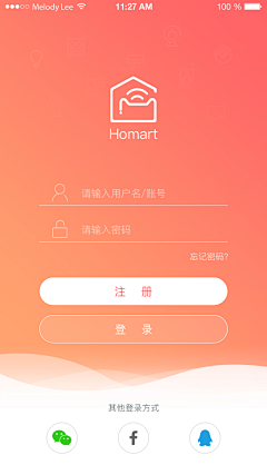 赵紫騋采集到UI-登陆注册