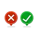 对错符号图标正确错误透明免抠PNG图案 PS设计素材元素 (130)