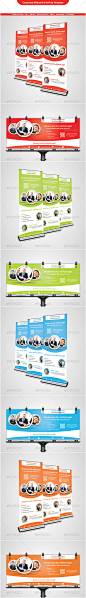 Corporate Billboard & Roll-Up Template - Signage Print Templates