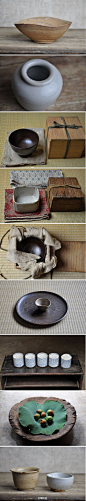 @最陶瓷：日本一家精致小店——hihumi。售賣日本古董陶器茶器木制茶配。