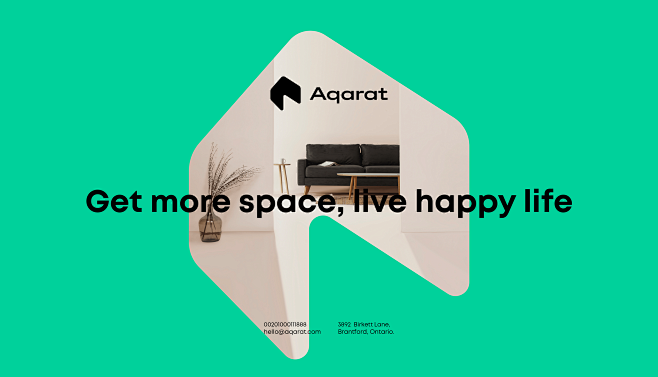 Aqarat brand design ...