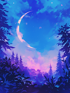 AI~御龙(UI设计师)采集到星空背景