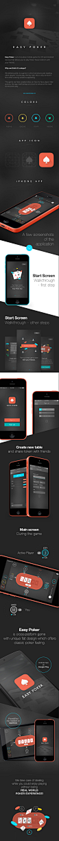Easy Poker App - iOS & Android on App Design Served