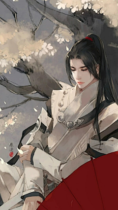 獭兔采集到古风 手绘
