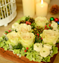 冬日仙境 进口玫瑰鲜花花盒 圣诞节惊喜礼物