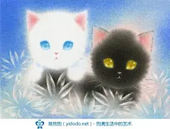 一组关于猫咪的萌物插画 - 插画图片_插画师_插画壁纸_场景插画_yidodo.net - 意兜兜