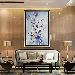 瑞杰手绘油画客厅卧室装饰画餐厅玄关挂画壁画简约画 岁月如歌-tmall.com天猫