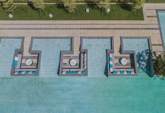 珠海星河传奇 展示区 新亚洲 鸟瞰 泳池...