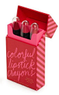 Colorful Lipstick Crayons. Yes, please!