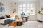 客厅 44m-Line-Space-Apartment-1