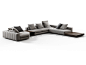 Freeman Corner Sofa System G 3d model by Design Connected : Minotti Freeman Corner Sofa System G computer generated 3d model. Designed by Dordoni, Rodolfo. Produced by Design Connected.