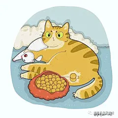 插画丨猫咪的百种迷惑行为大赏，我等凡人真的看不懂猫主子的想法啊 (56)