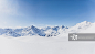 雪山全景。奥地利蒂罗尔Kuethai的冬天。图片素材