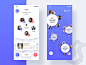 Travel sharing app social map blue sharing travel blue and white app design ui