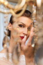Focused Photography of Woman With Red Lipstick