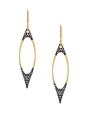 Etho 18k Pointed Oval Drop Earrings #Precious_Posts @PreciousPosts
