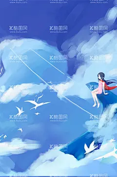 白蓝帆鲸插画  - 源文件下载【酷图网】水彩背景墙,鲸鱼,卧室背景墙,儿童房背景墙,可爱背景墙,玄关,白蓝帆鲸插画,女孩,酒店,背景墙,儿童卧室,电视背景墙,彩色云层,白云,蓝天,云朵,手绘动物,抽象,唯美,梦幻,大气,水彩天空,手绘天空,壁画,校园,幼儿园背景墙
