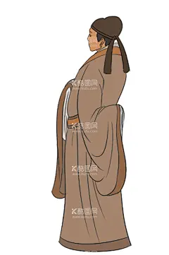 古代诗人  官员  - 源文件下载【酷图网】古人,psd分层,人物,手绘,水彩,诗人,官员