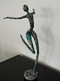 Saatchi Art Artist Anahi Gonzalez Farkas; Sculpture, “She The turquoise - Tattoo” #art