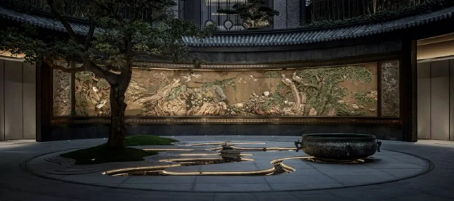 四水归堂 | 中式院落之美 : 四水归堂，晴雨两宜，四时皆景。