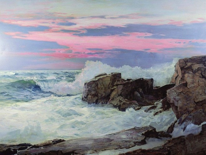 海的姿态。19世纪画家Frederick...