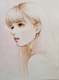 庄先森  的插画 临摹藤原薰的画