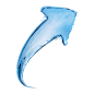 水花箭头png