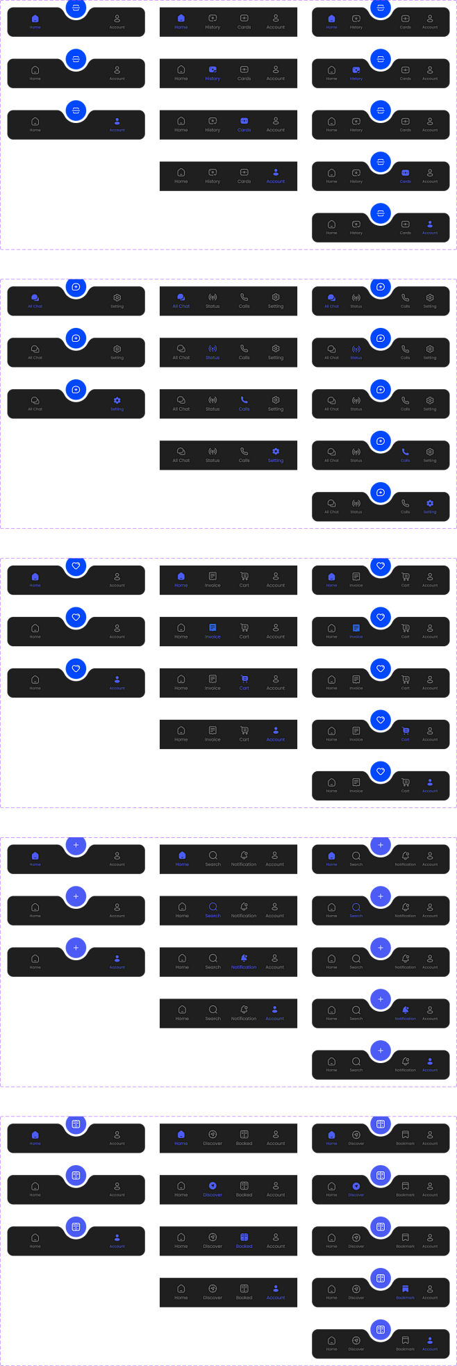 app 小程序底部导航UI - UIED...