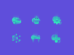 ZNIOTR￡*_*采集到ICON_渐变