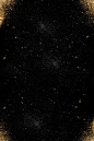 Black atmosphere gold powder positive energy poster background material