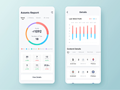 bluerainlin采集到app|金融 数据|