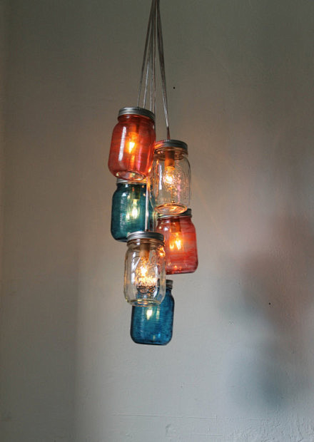 玻璃灯饰DIY，给家里制造一点浪漫的气息...