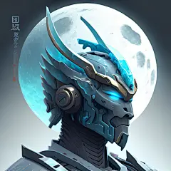玄武，机甲，头像，中国风,CG,水冰月，细腻，画质超高