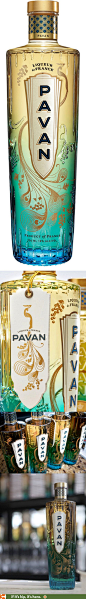 Pavan Liqueur's peacock-inspired bottle is one of the prettiest I've ever seen.